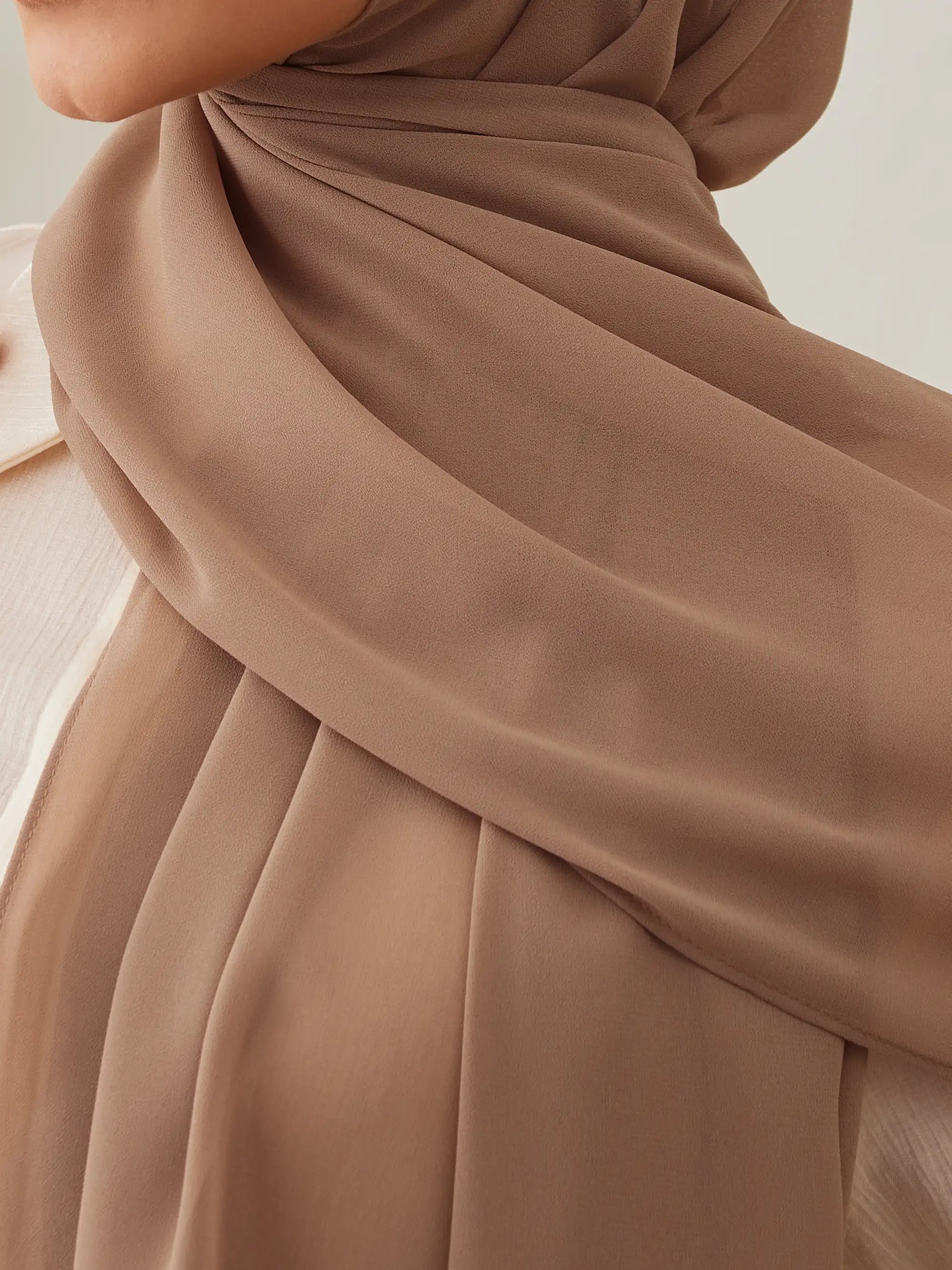 Luxury Chiffon Hijab - Desert