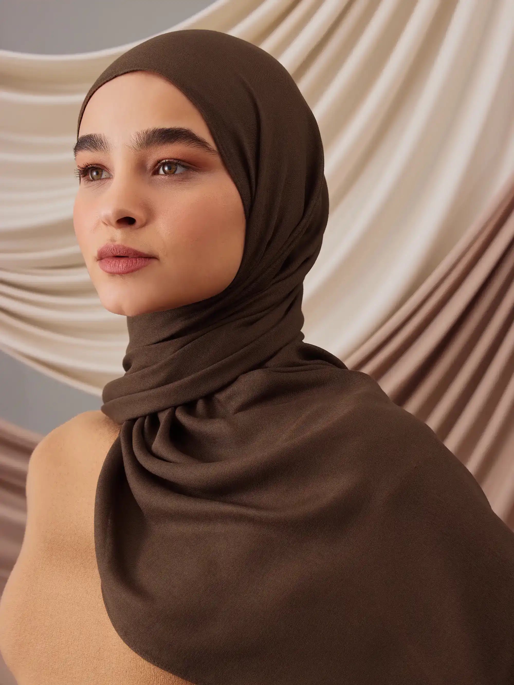 Summer Woven Hijab - Earth