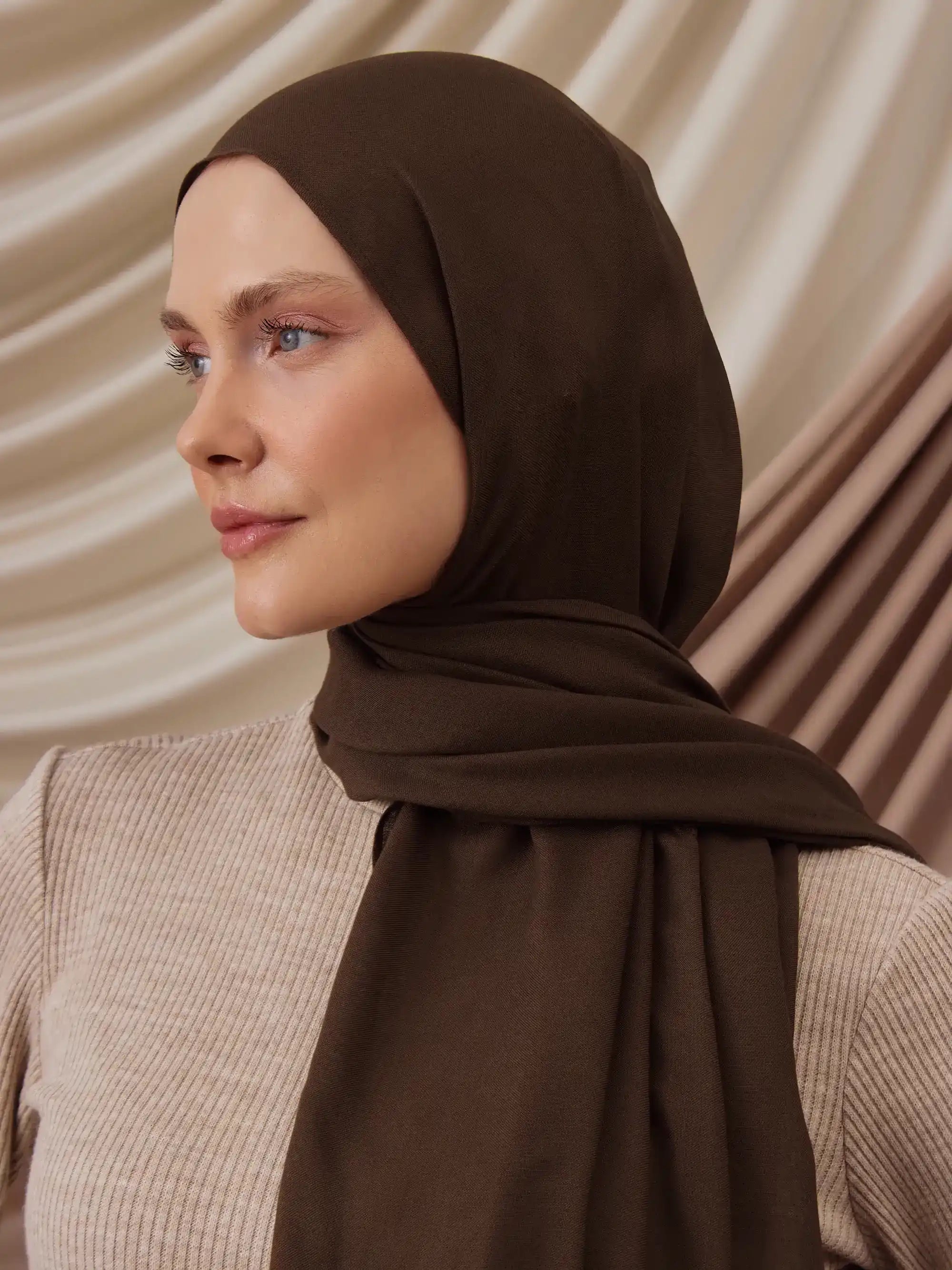 Summer Woven Hijab - Earth