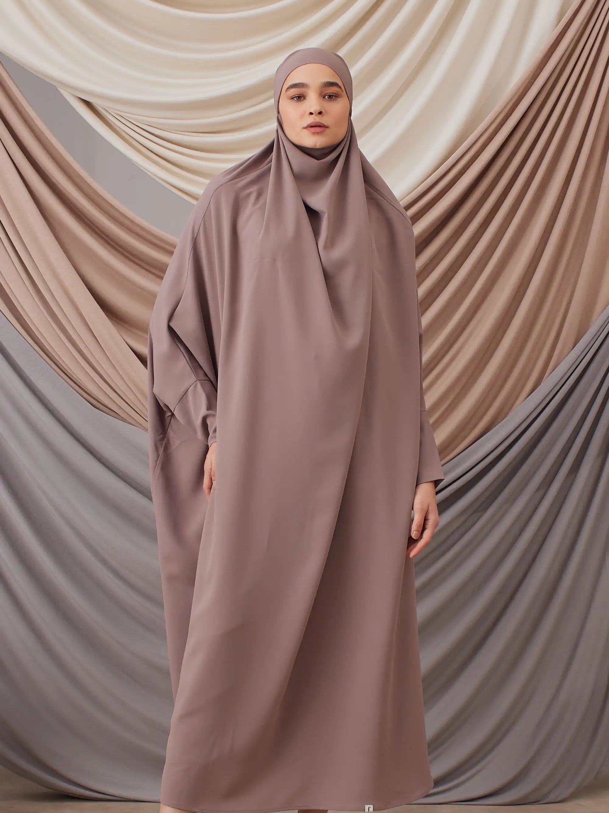 midi dress a line long sleeve Women's Caris A-line Long Sleeved Taffeta Midi Dress S/M/L/XL Ivory White MEAN BLVD Ivory White / M