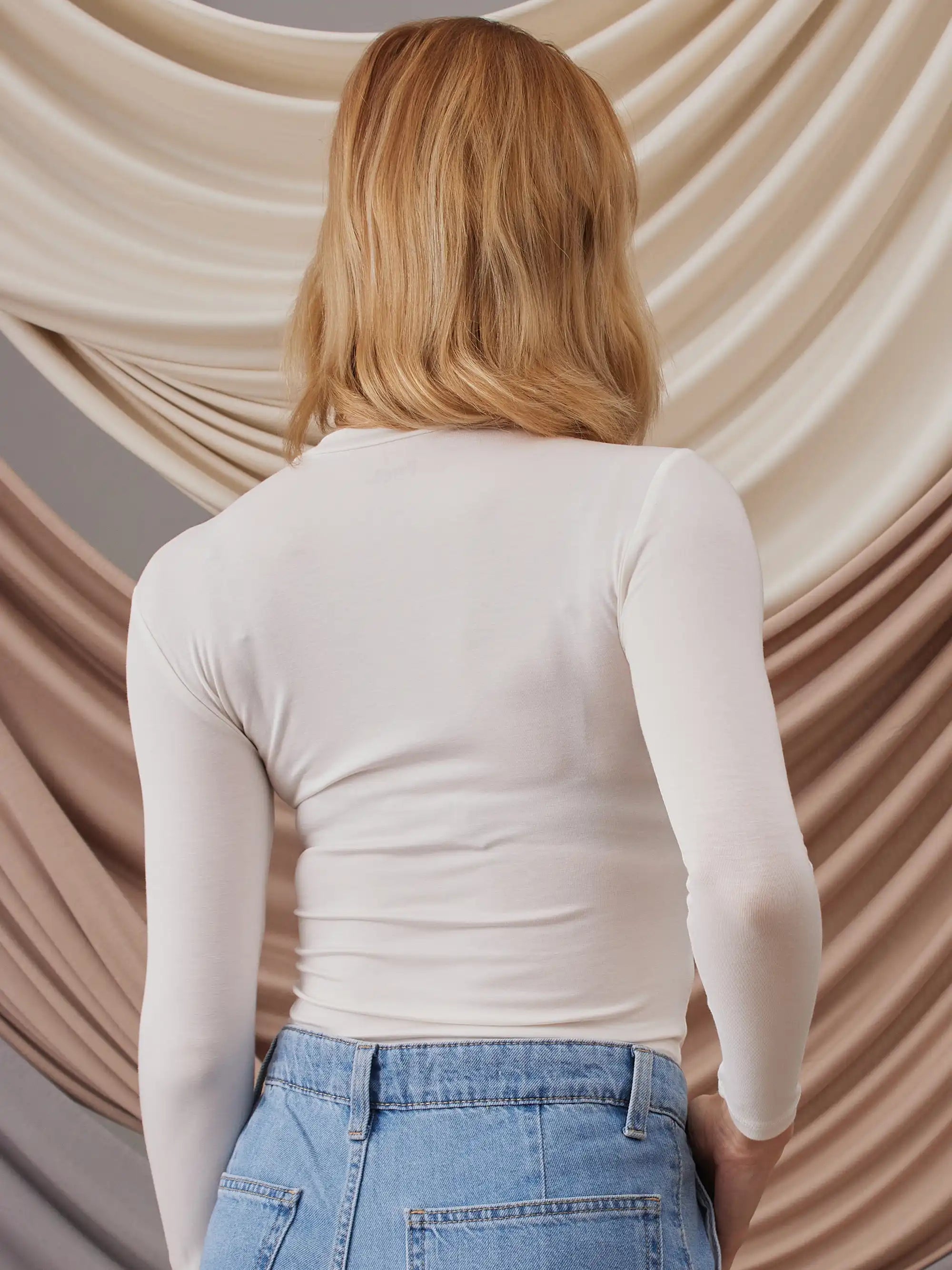 Long Sleeve Layer - Ivory