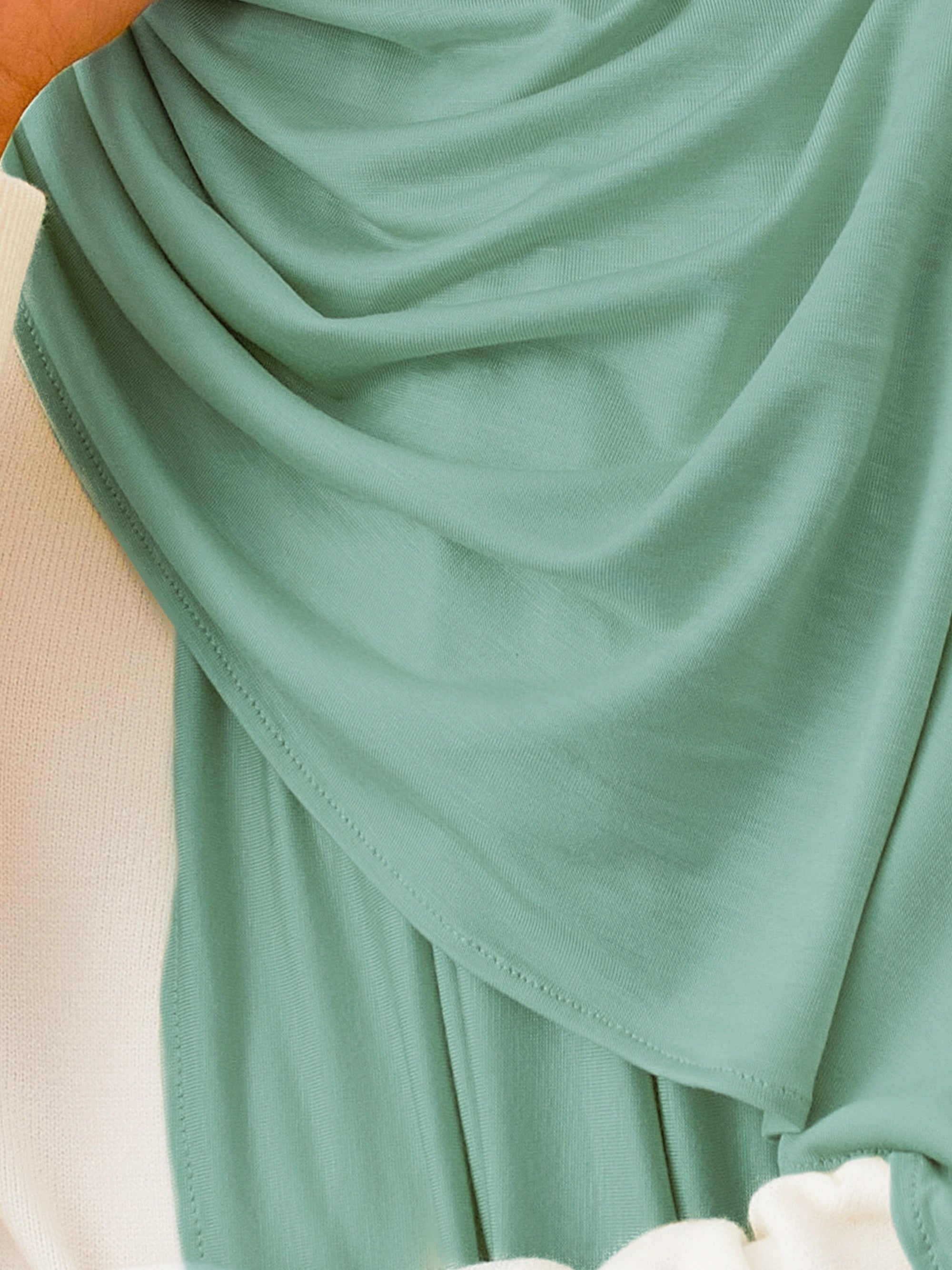 Small Premium Jersey Hijab - Sea Green