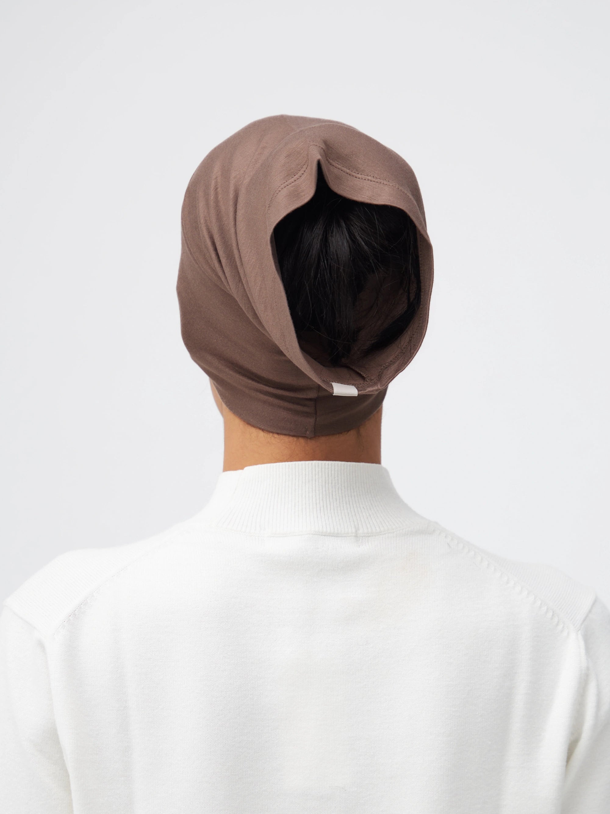 Tube Underscarf - Cocoa Brown