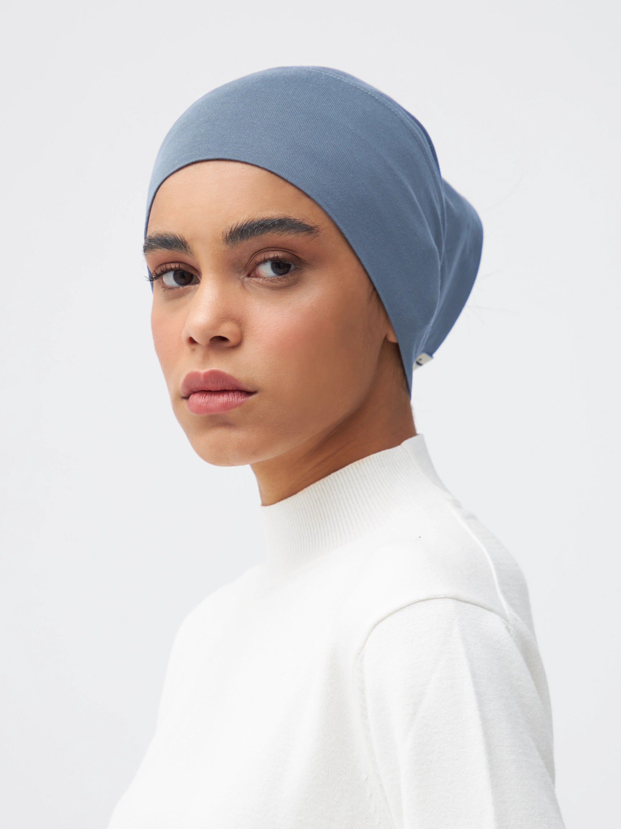 Tube Underscarf - Light Denim