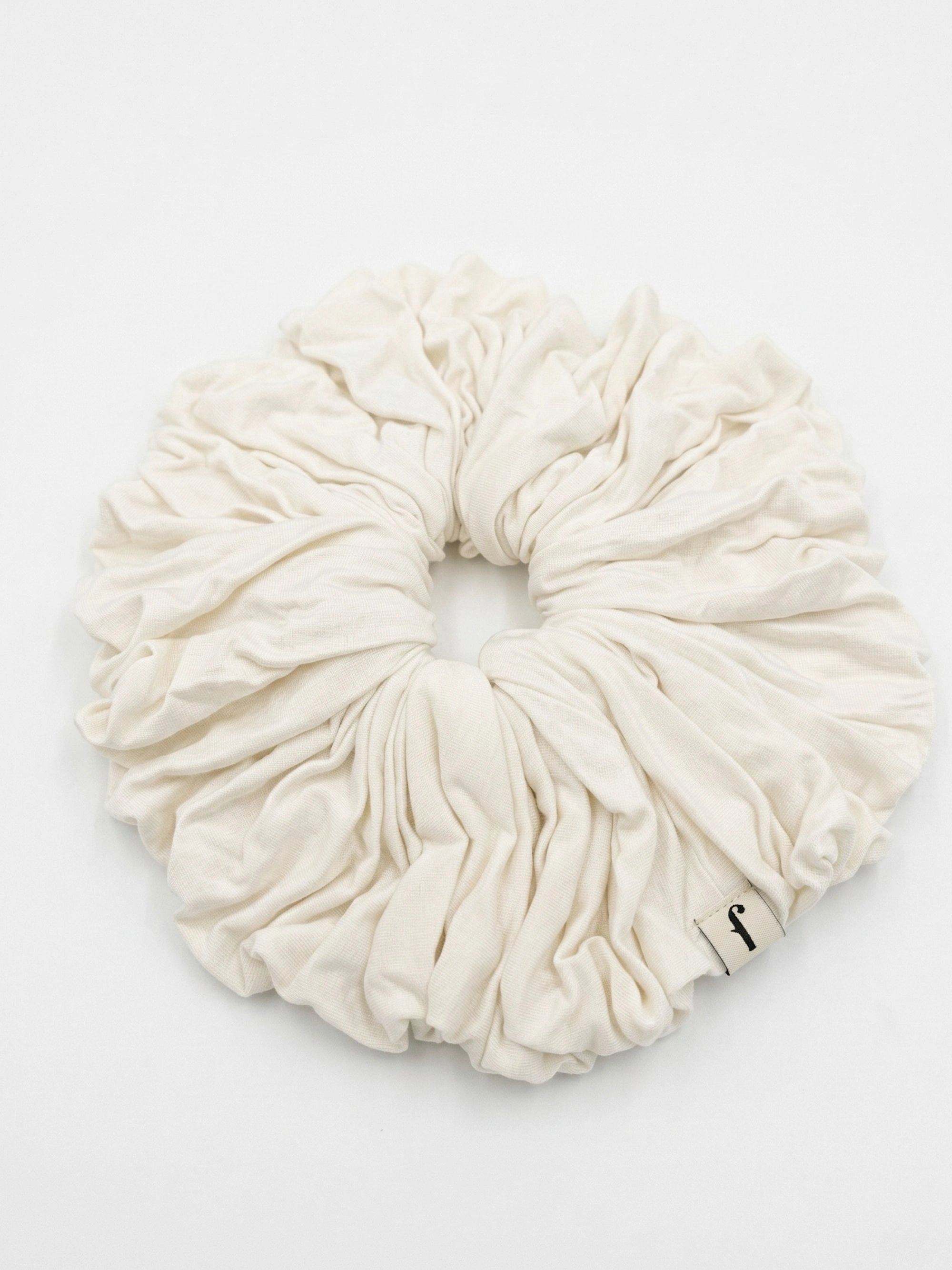 Premium Jersey Scrunchies - Ivory
