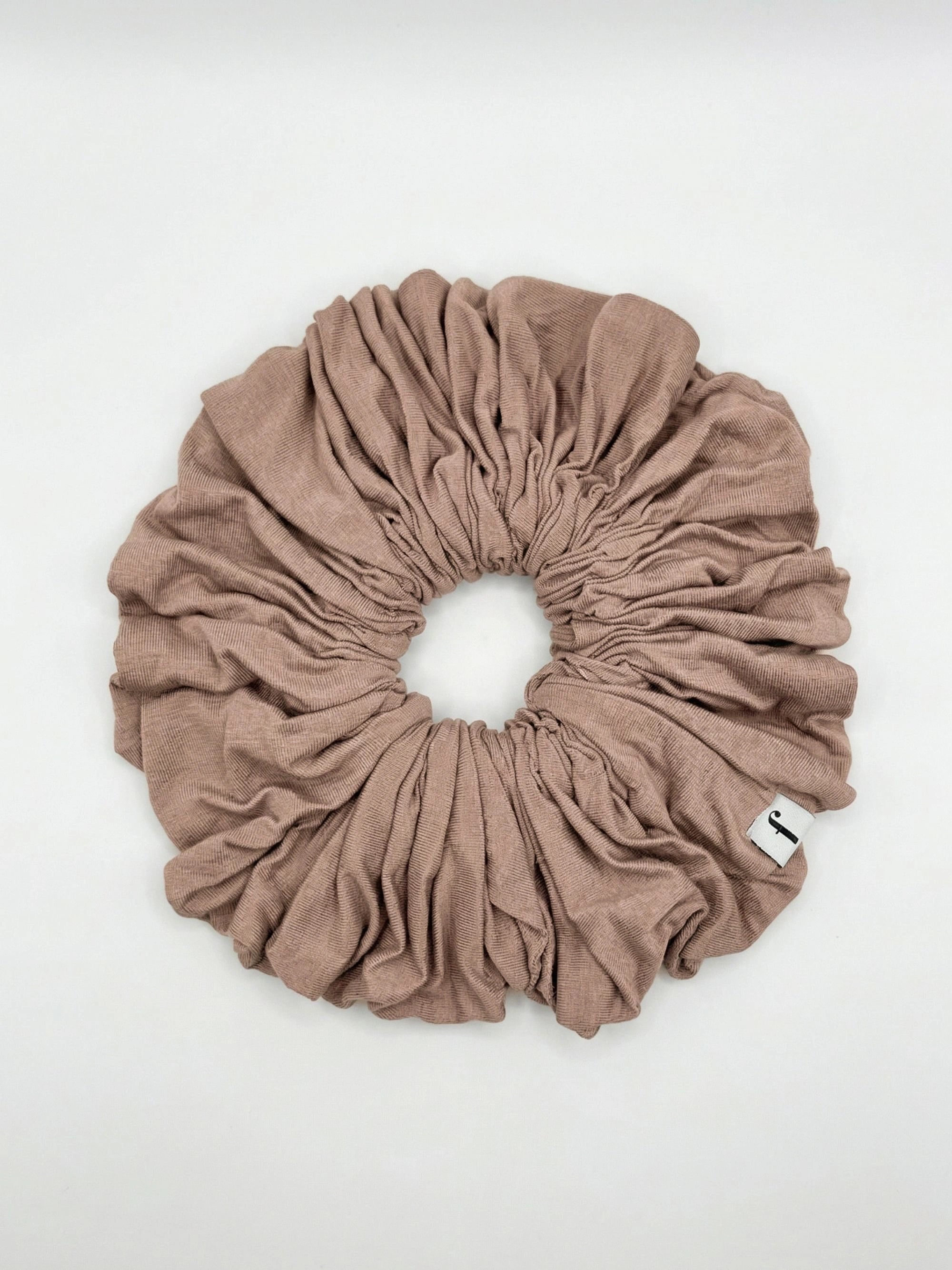 Premium Jersey Scrunchies - Warm Taupe