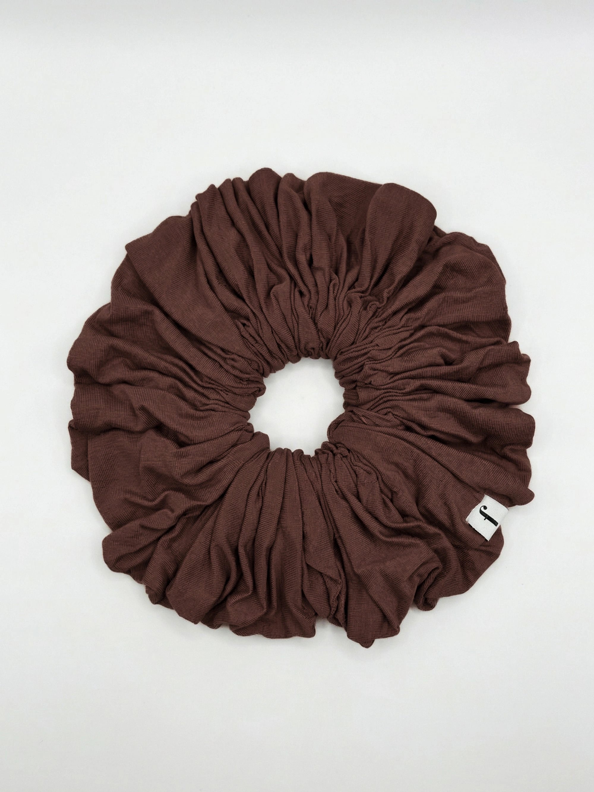 Premium Jersey Scrunchies - Mocha