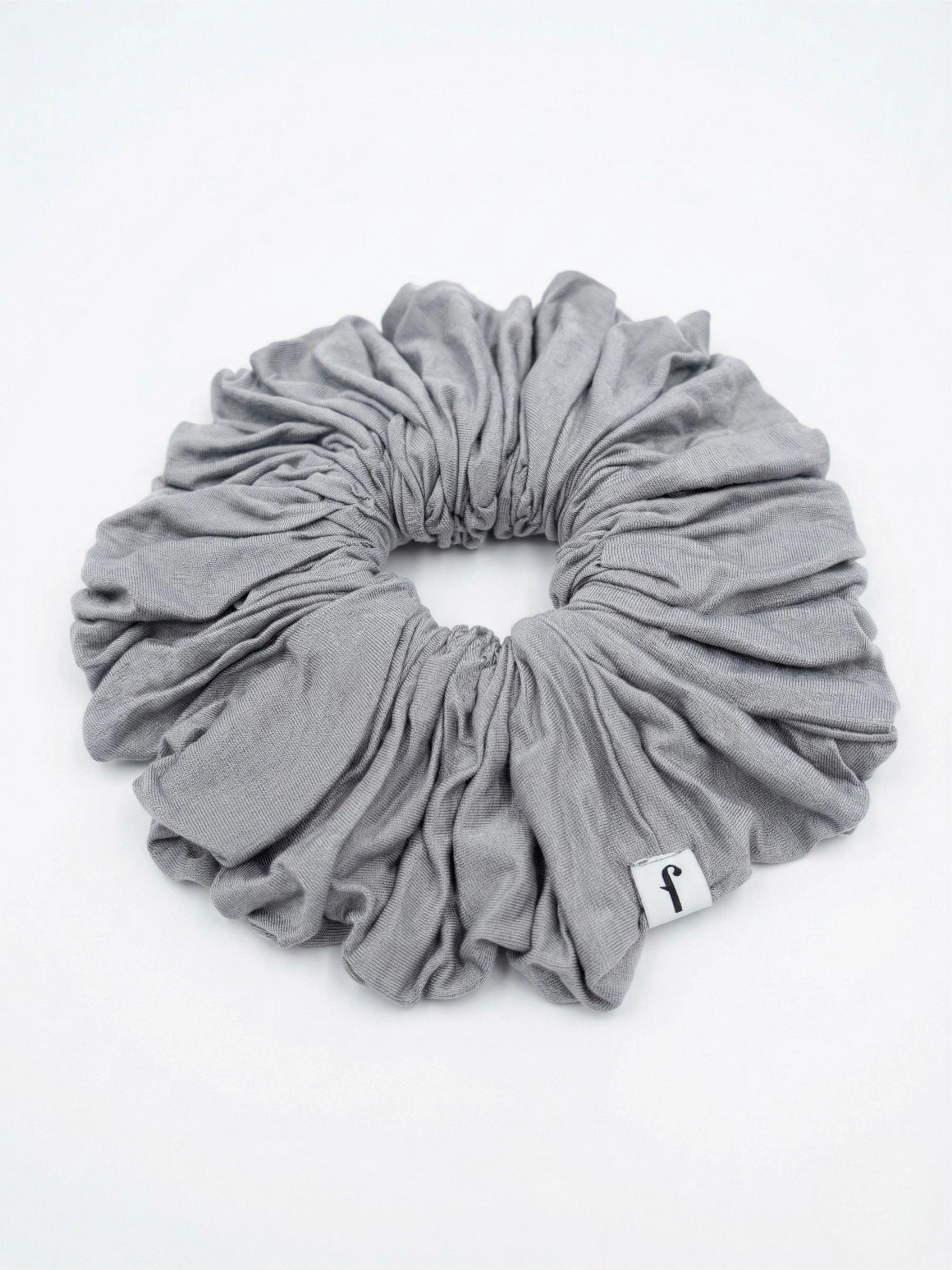 Premium Jersey Scrunchies - Silver