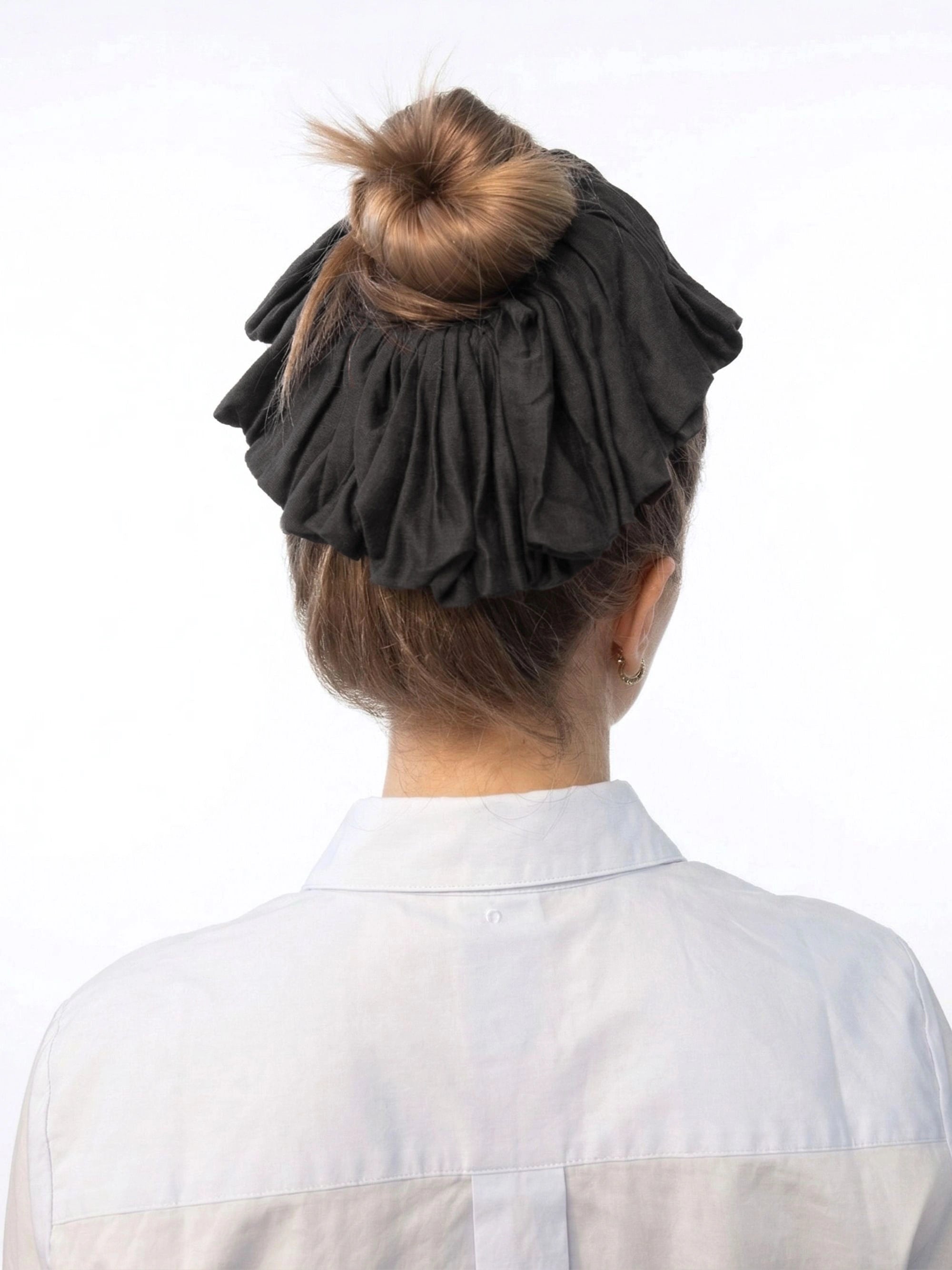 Premium Jersey Scrunchies - Dark Grey