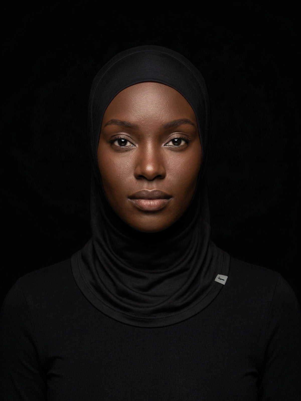 Essential Slip-On Hijab - Black