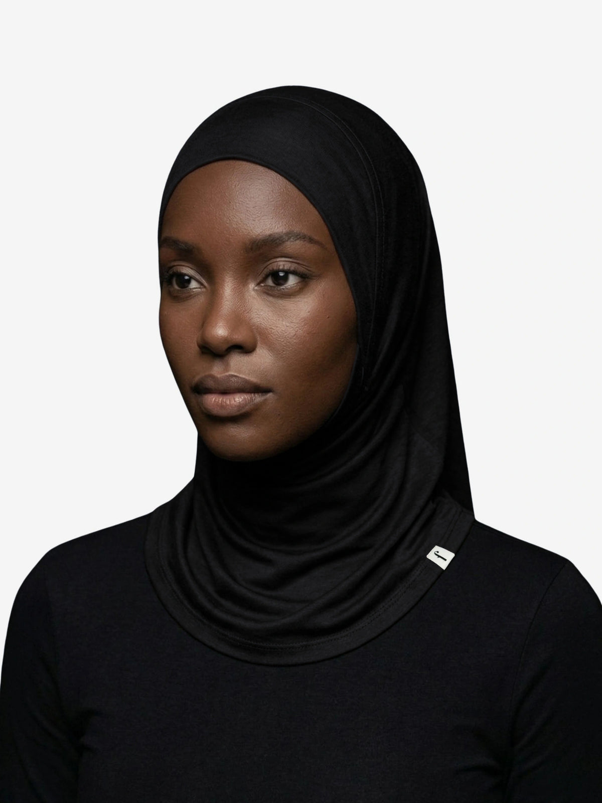 Essential Slip-On Hijab - Black