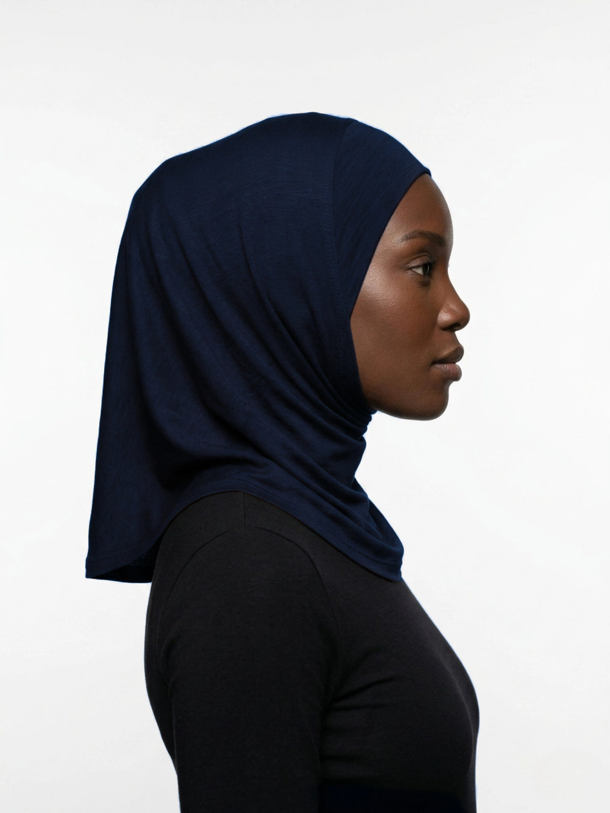 Essential Slip-On Hijab - Navy