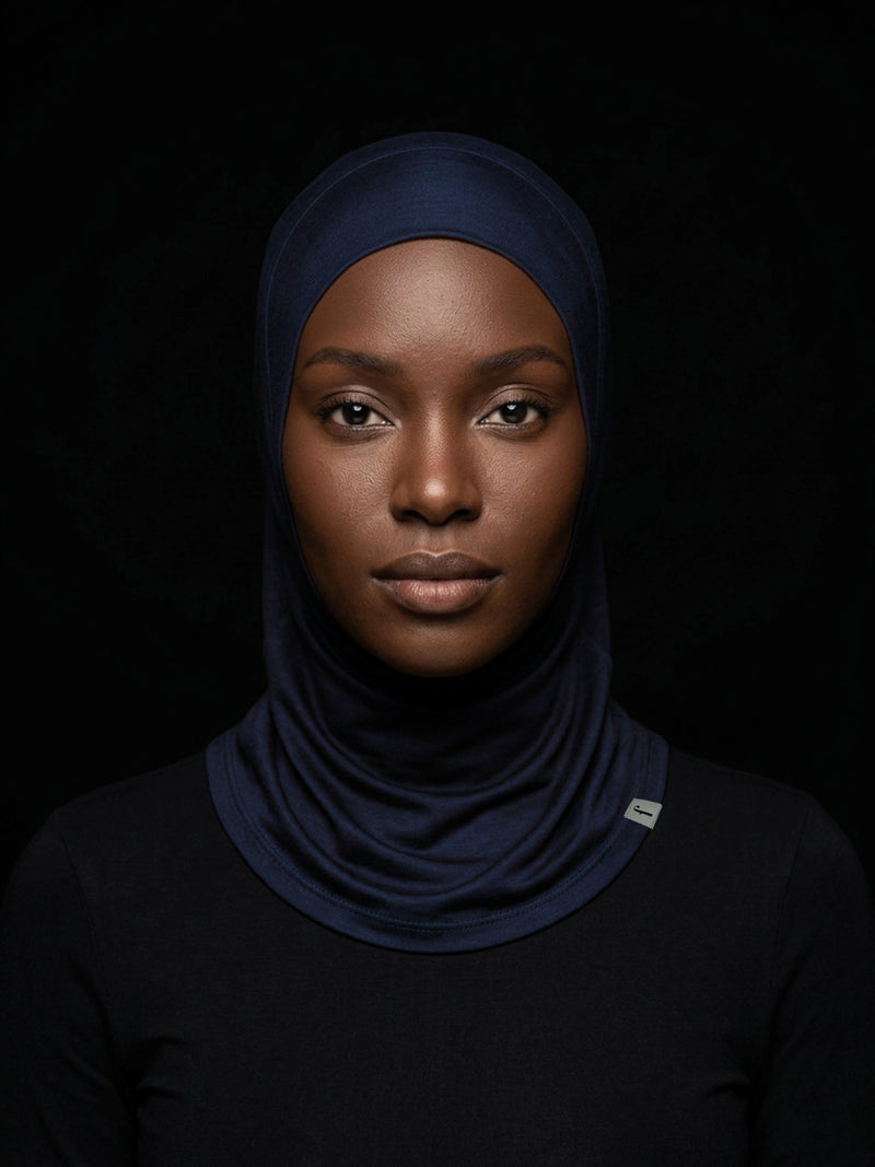 Essential Slip-On Hijab - Navy