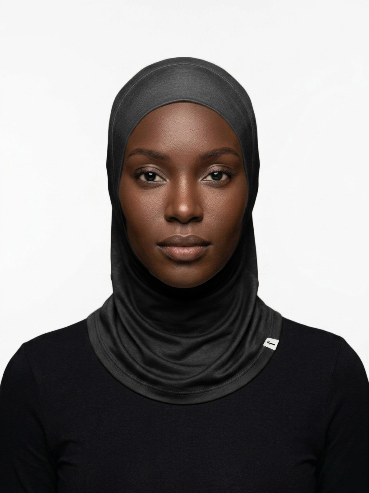 Essential Slip-On Hijab - Dark Grey