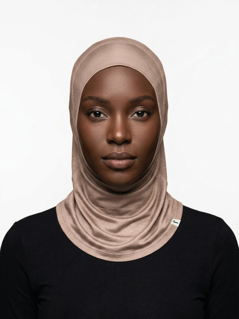 Essential Slip-On Hijab - Warm Taupe