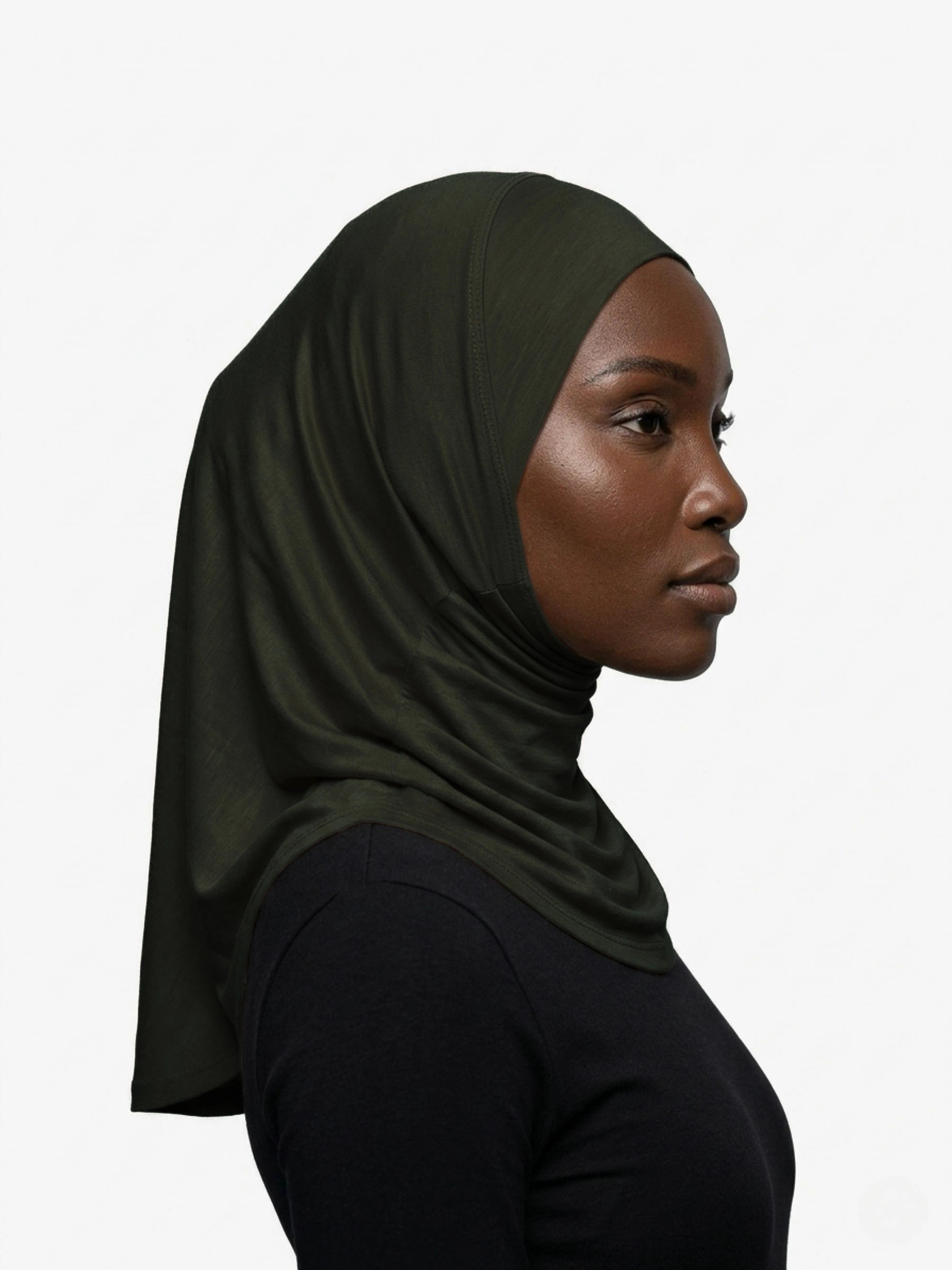 Essential Slip-On Hijab - Khaki