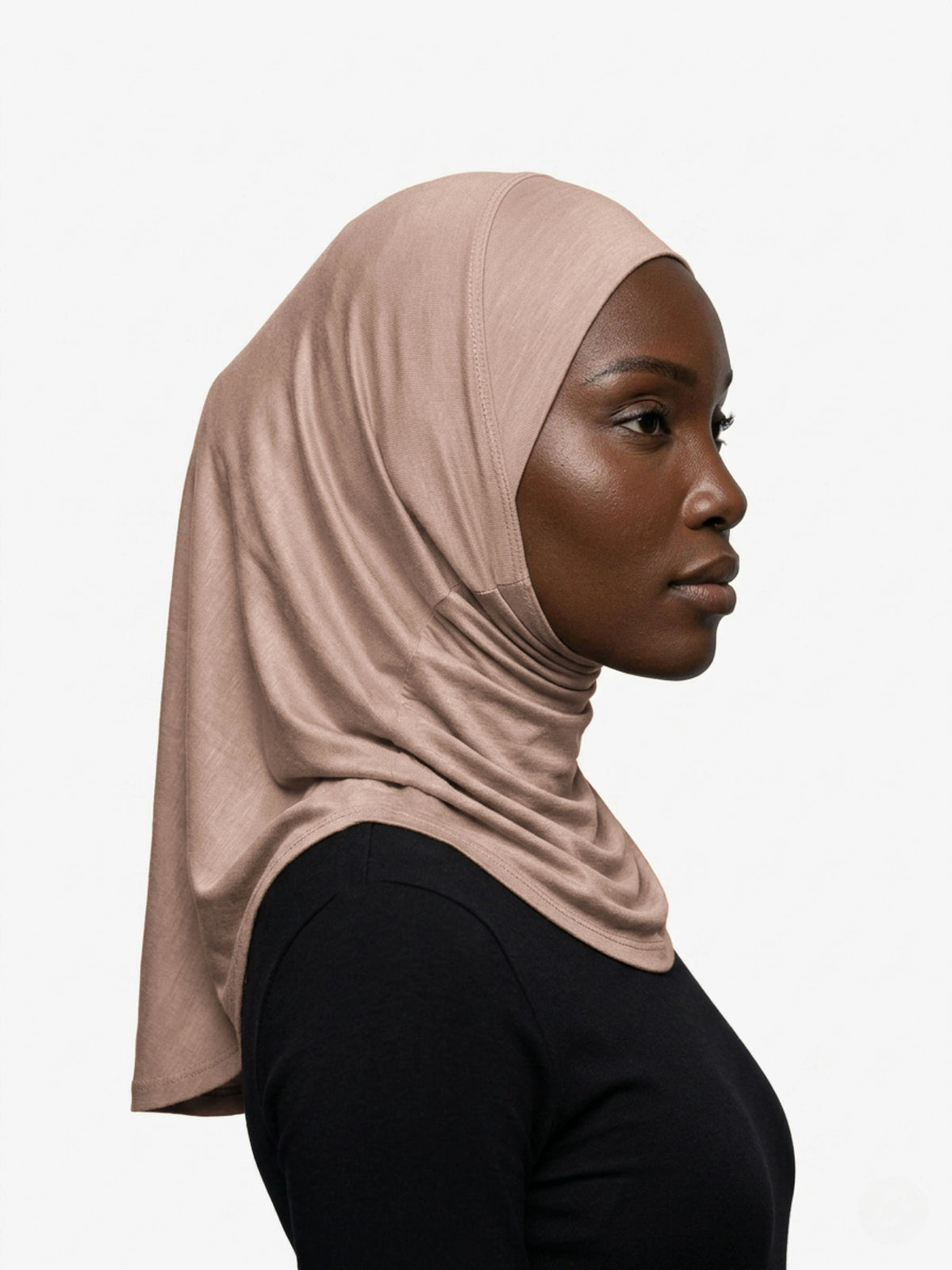 Essential Slip-On Hijab - Warm Taupe