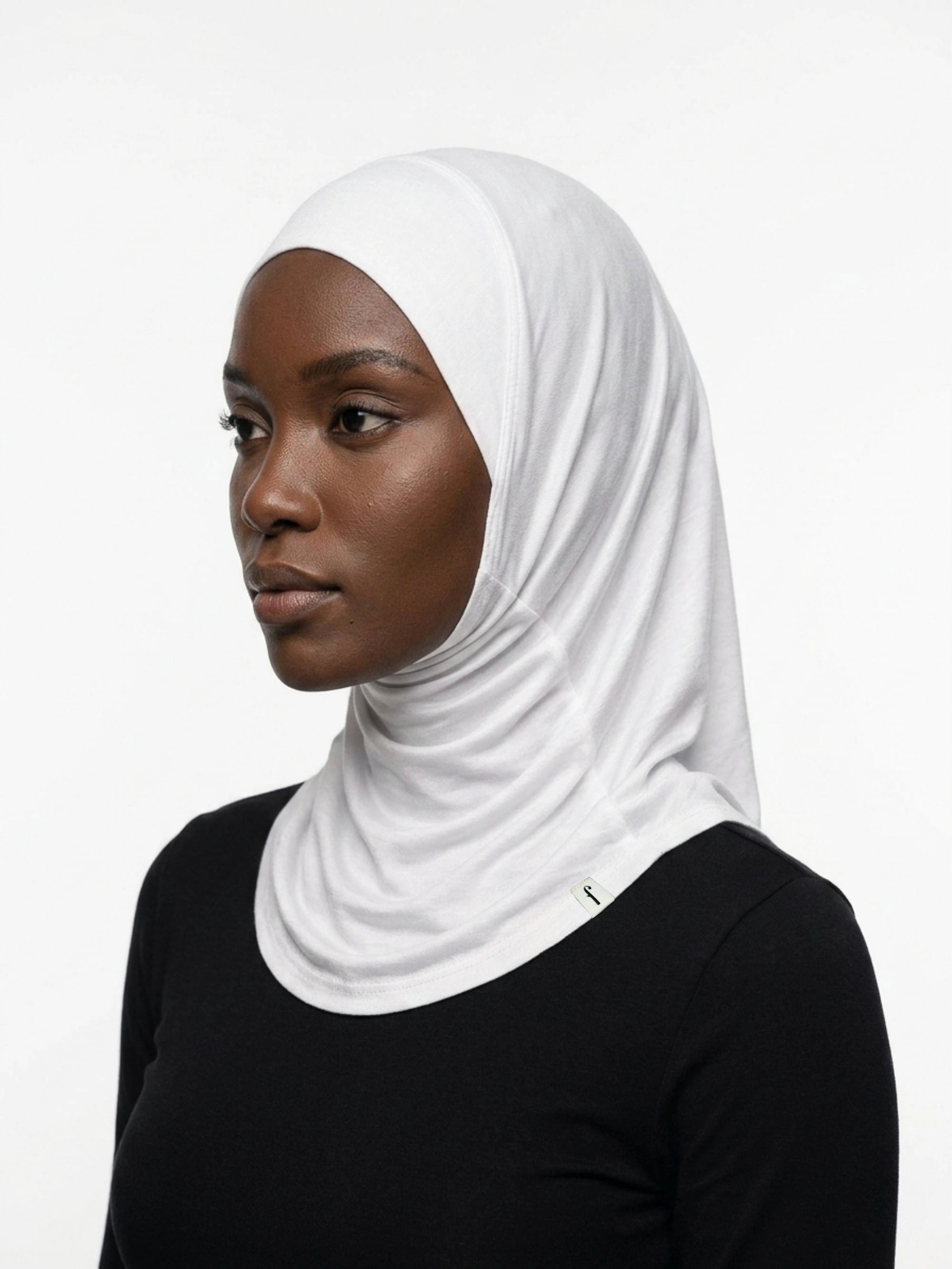 Essential Slip-On Hijab - White