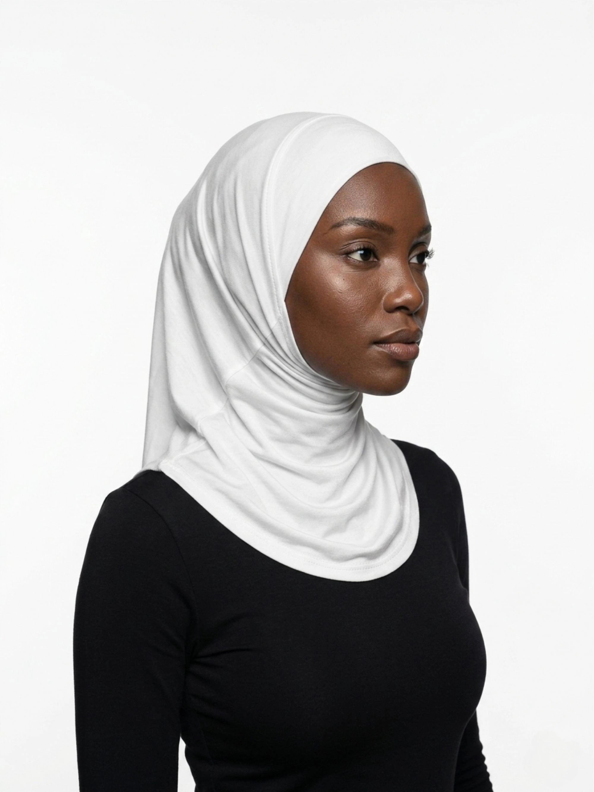 Essential Slip-On Hijab - White