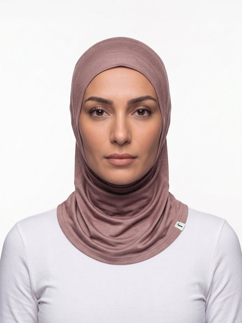 Essential Slip-On Hijab - Dusty Rose