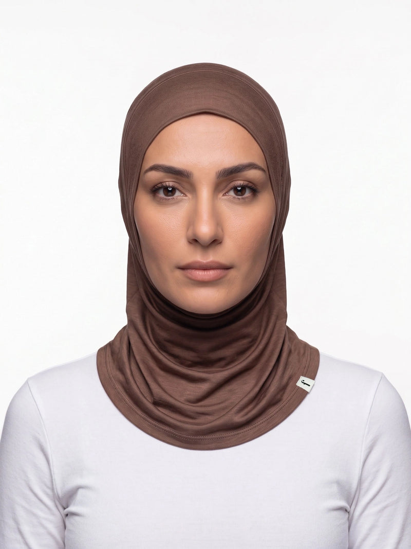 Essential Slip-On Hijab - Mocha