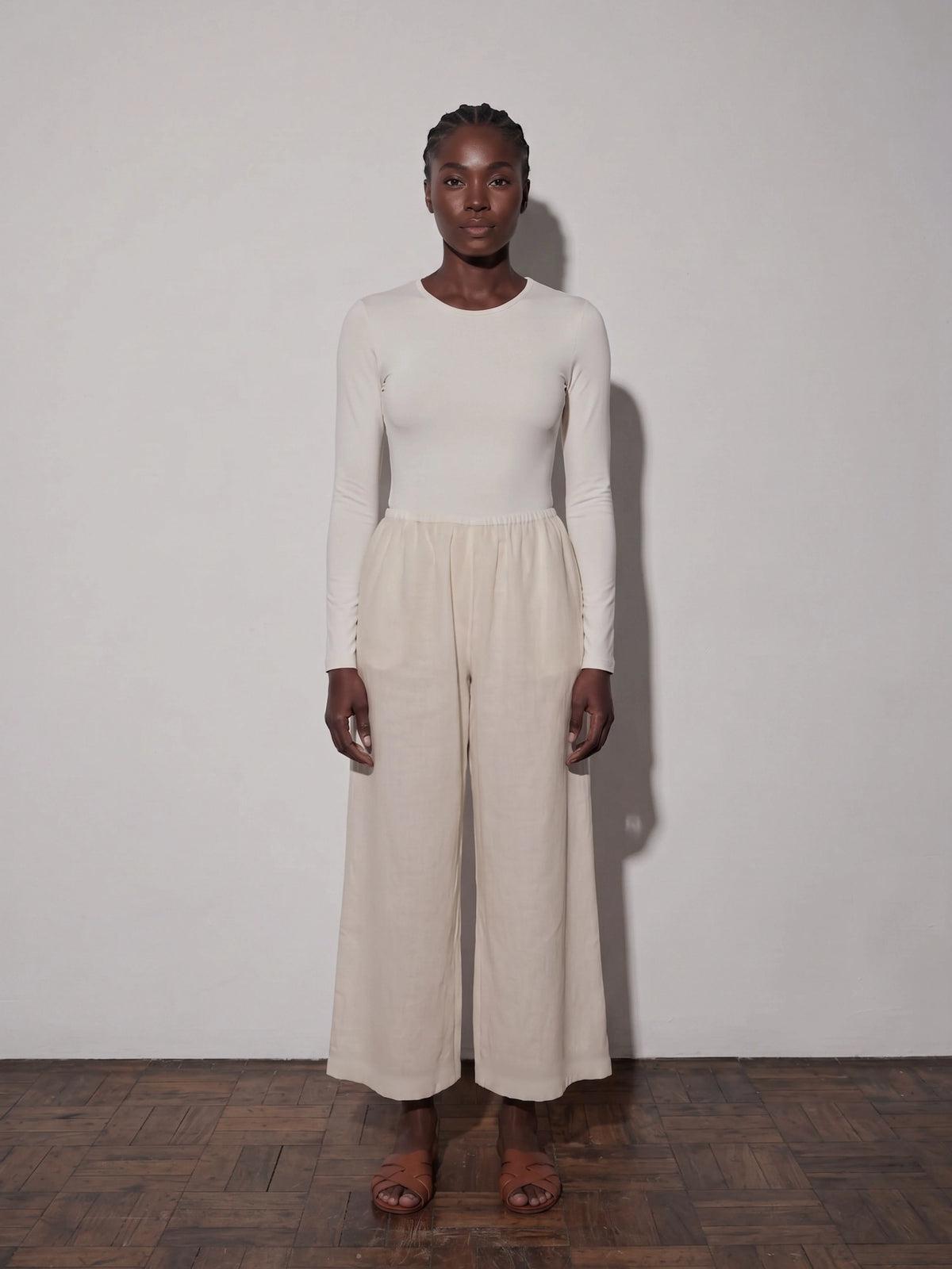 Layering Pants - Ecru