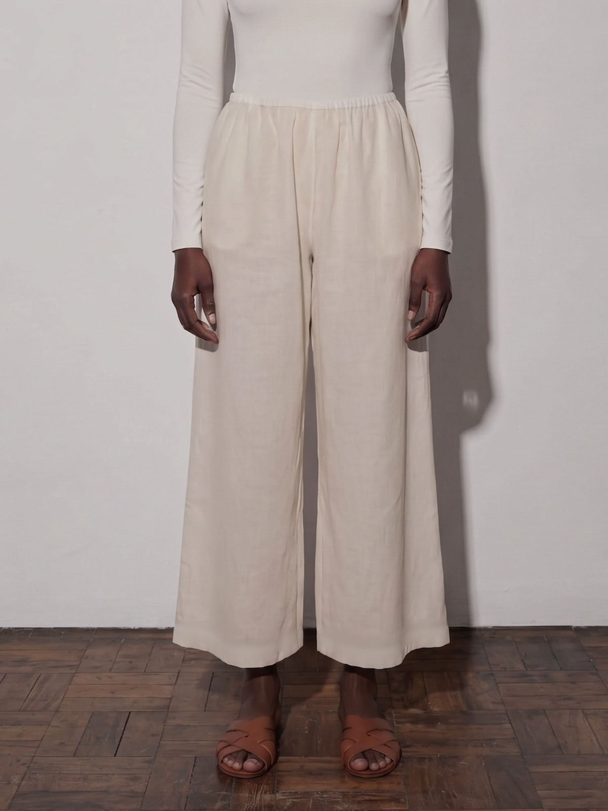 Layering Pants - Ecru