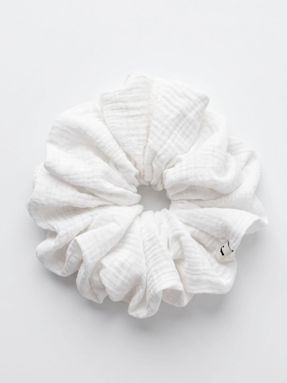 Muslin Scrunchie – White