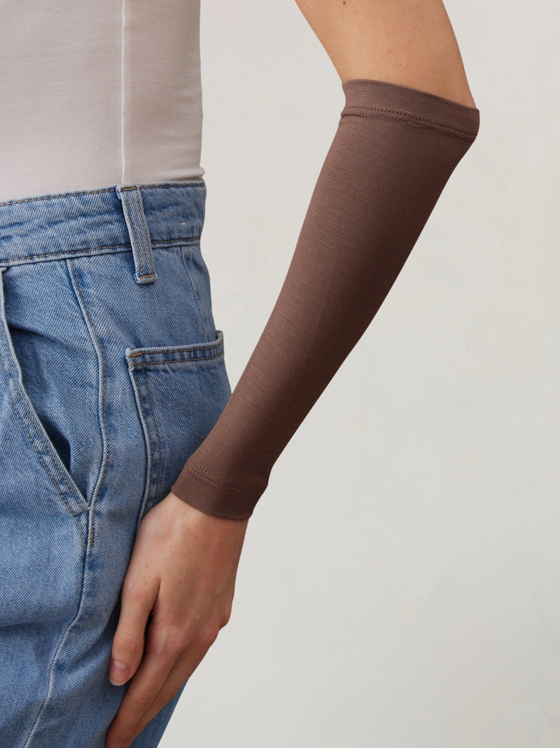 Arm Cover - Cocoa Brown