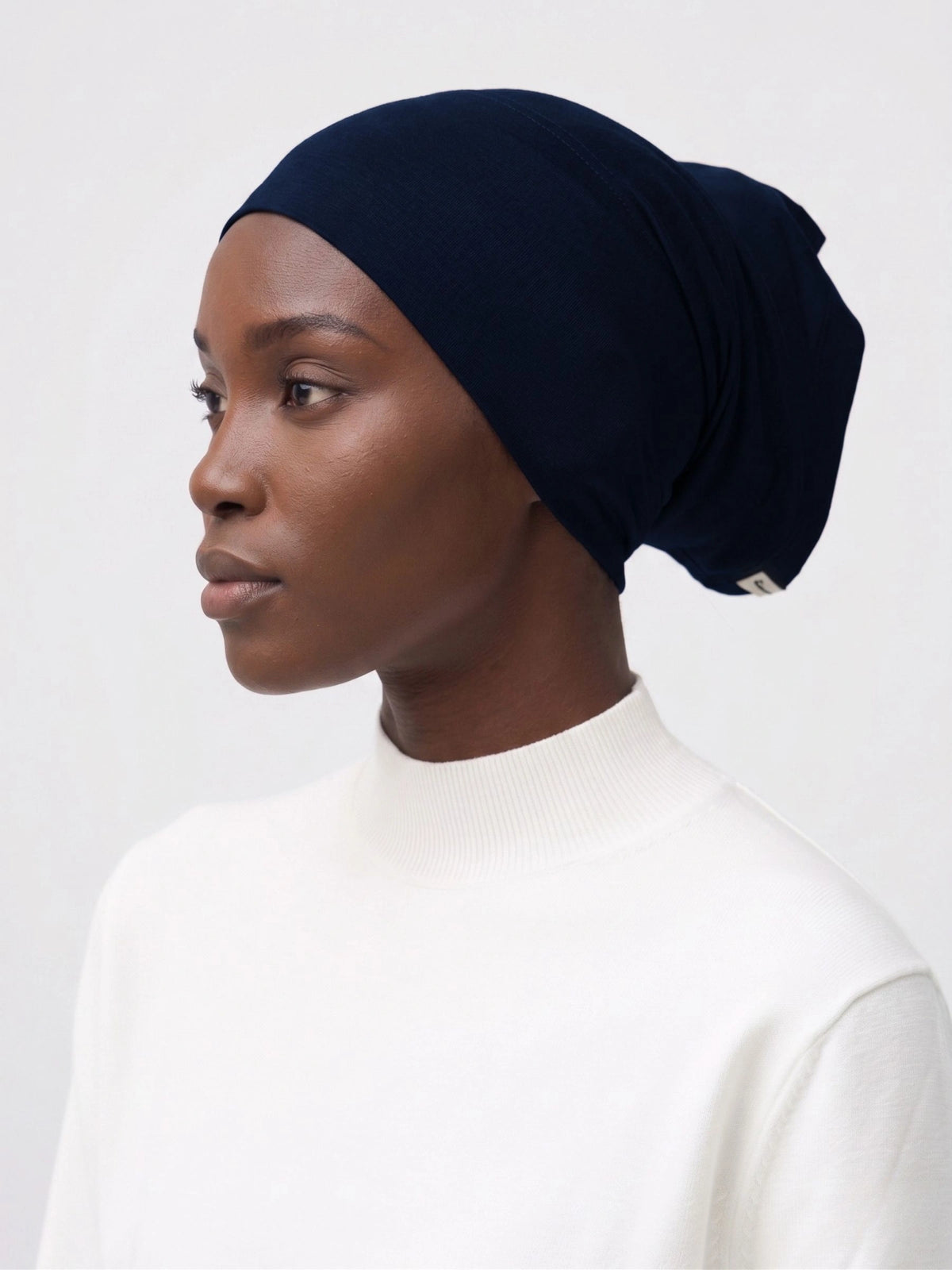 Cotton Tube Underscarf - Lacivert