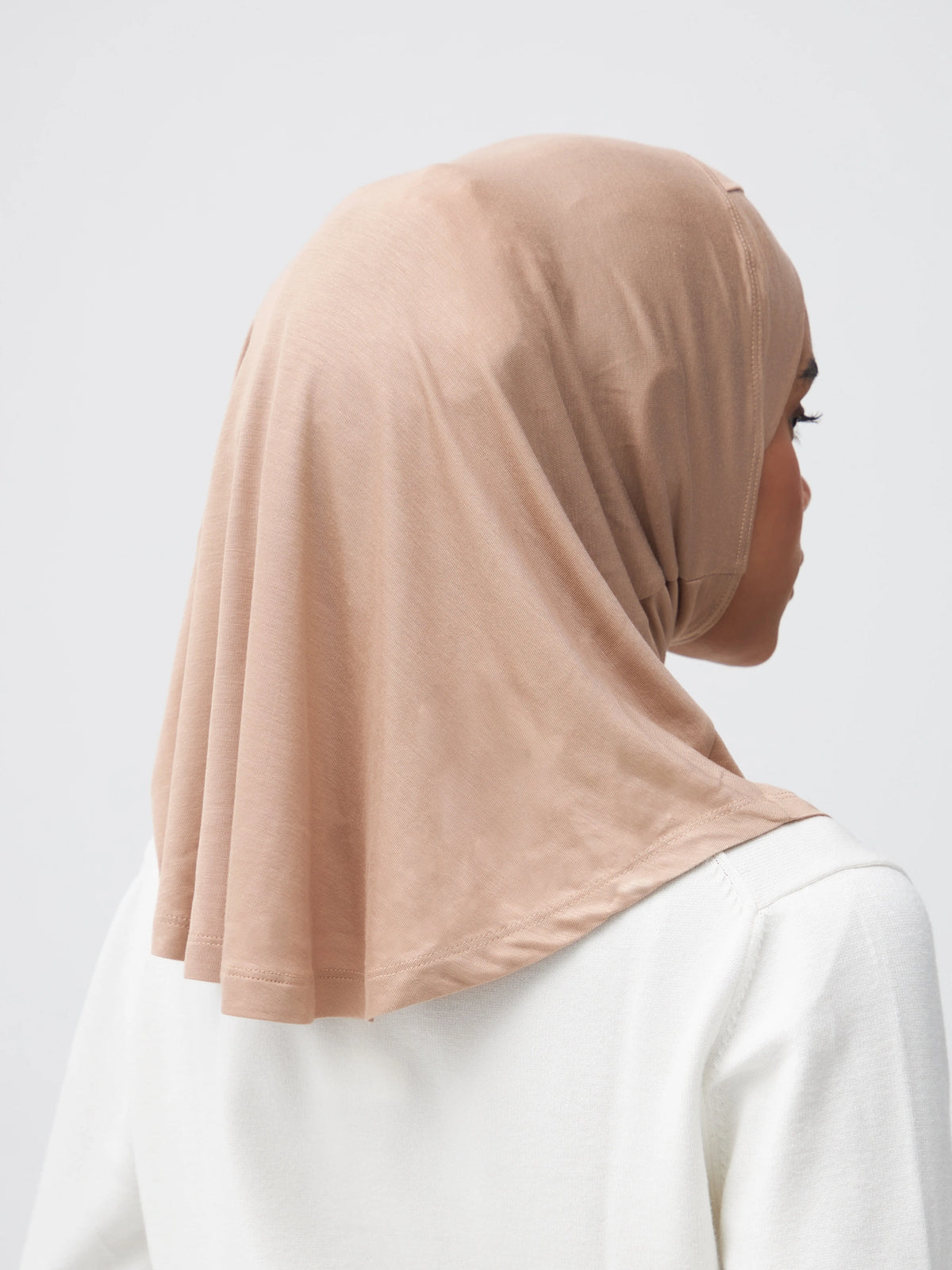 Relaxed Full Cover Underscarf - Warm Taupe
