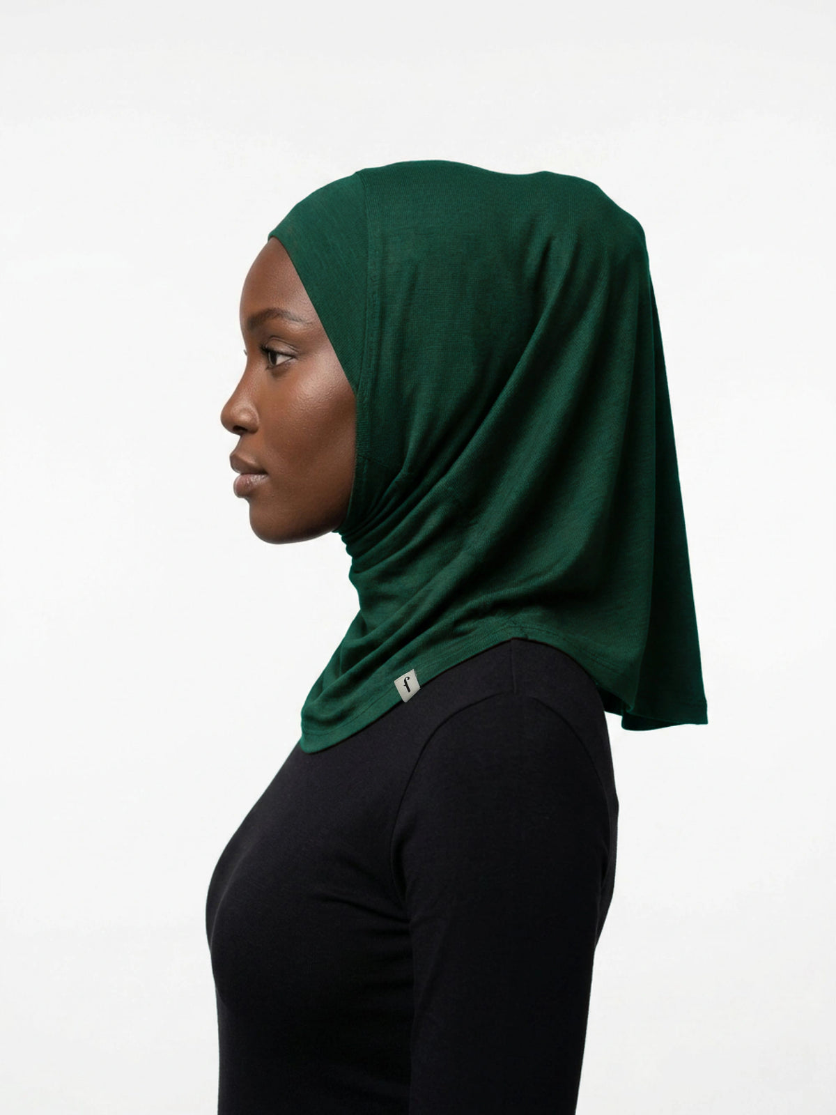 Essential Slip-On Hijab - Pine Green