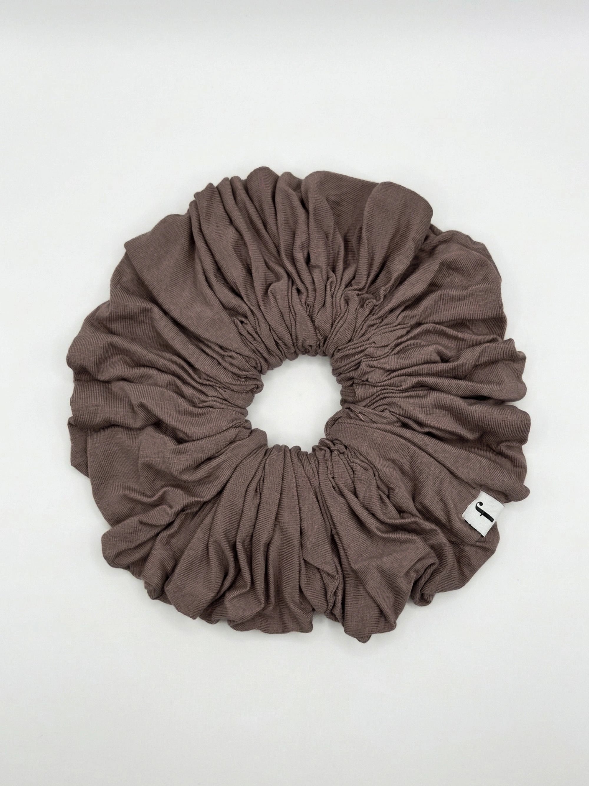 Premium Jersey Scrunchies - Dark Mink