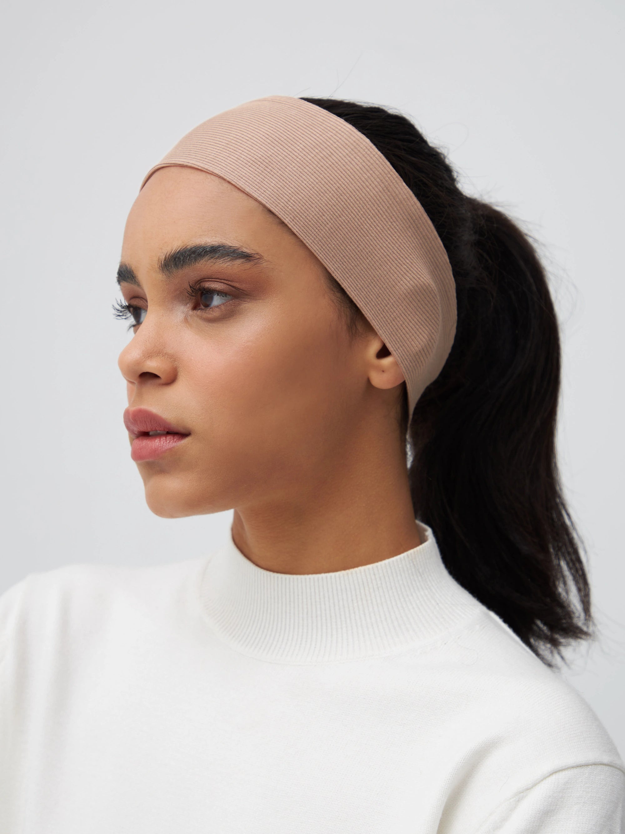 Bandana Ribbed - Warm Stone