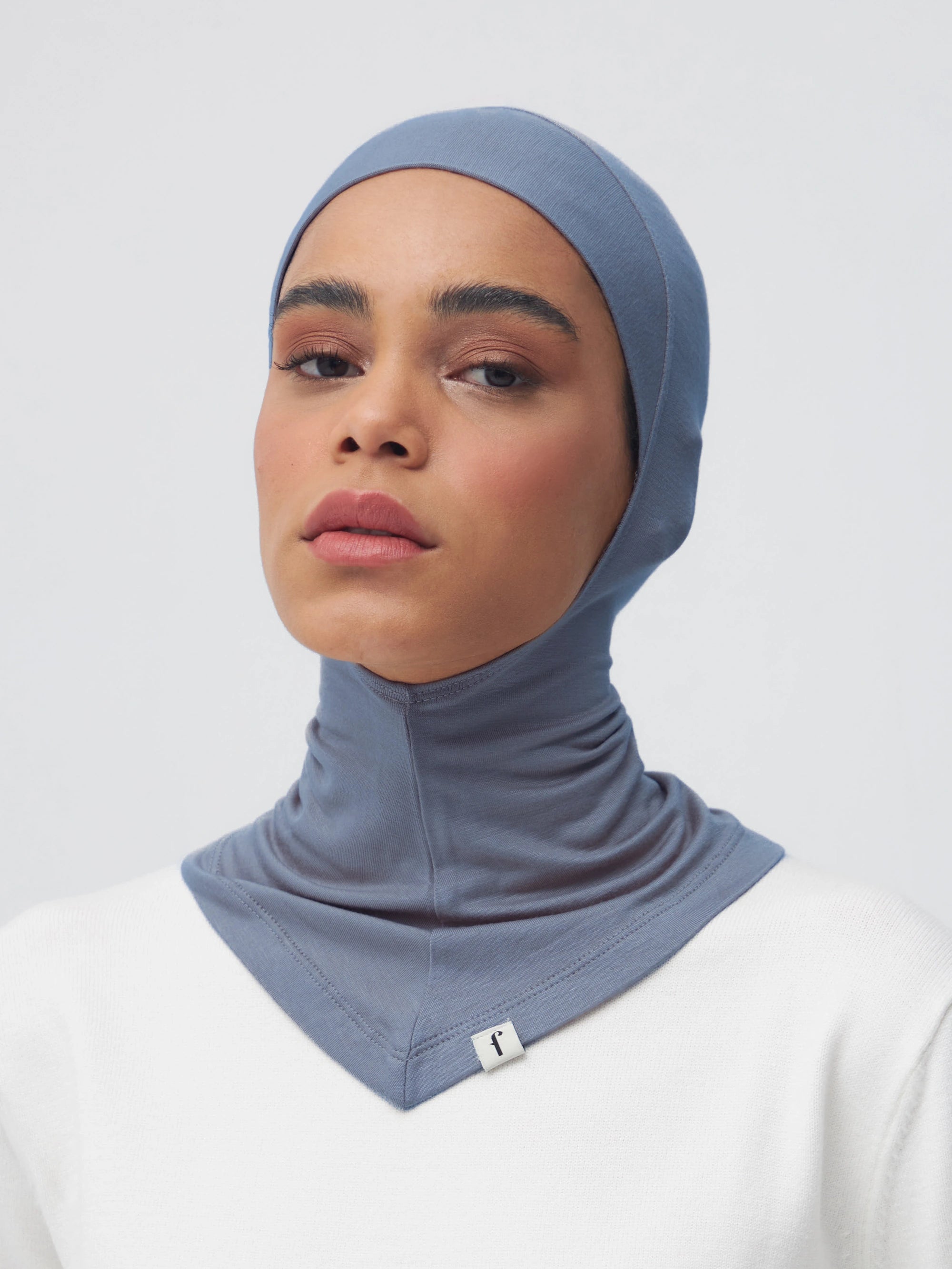 Full Cover Underscarf - Light Denim