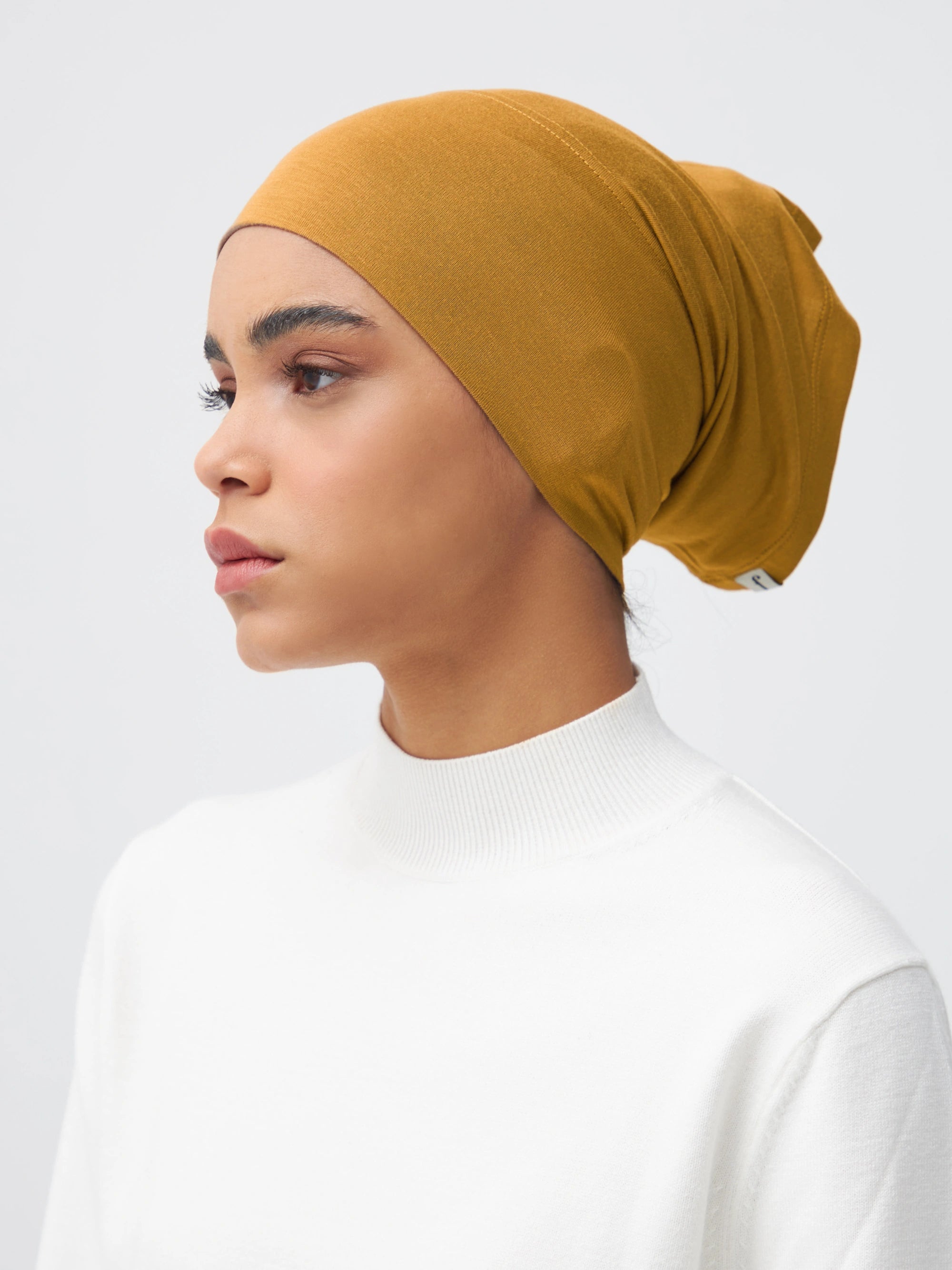 Tube Underscarf - Mustard Yellow
