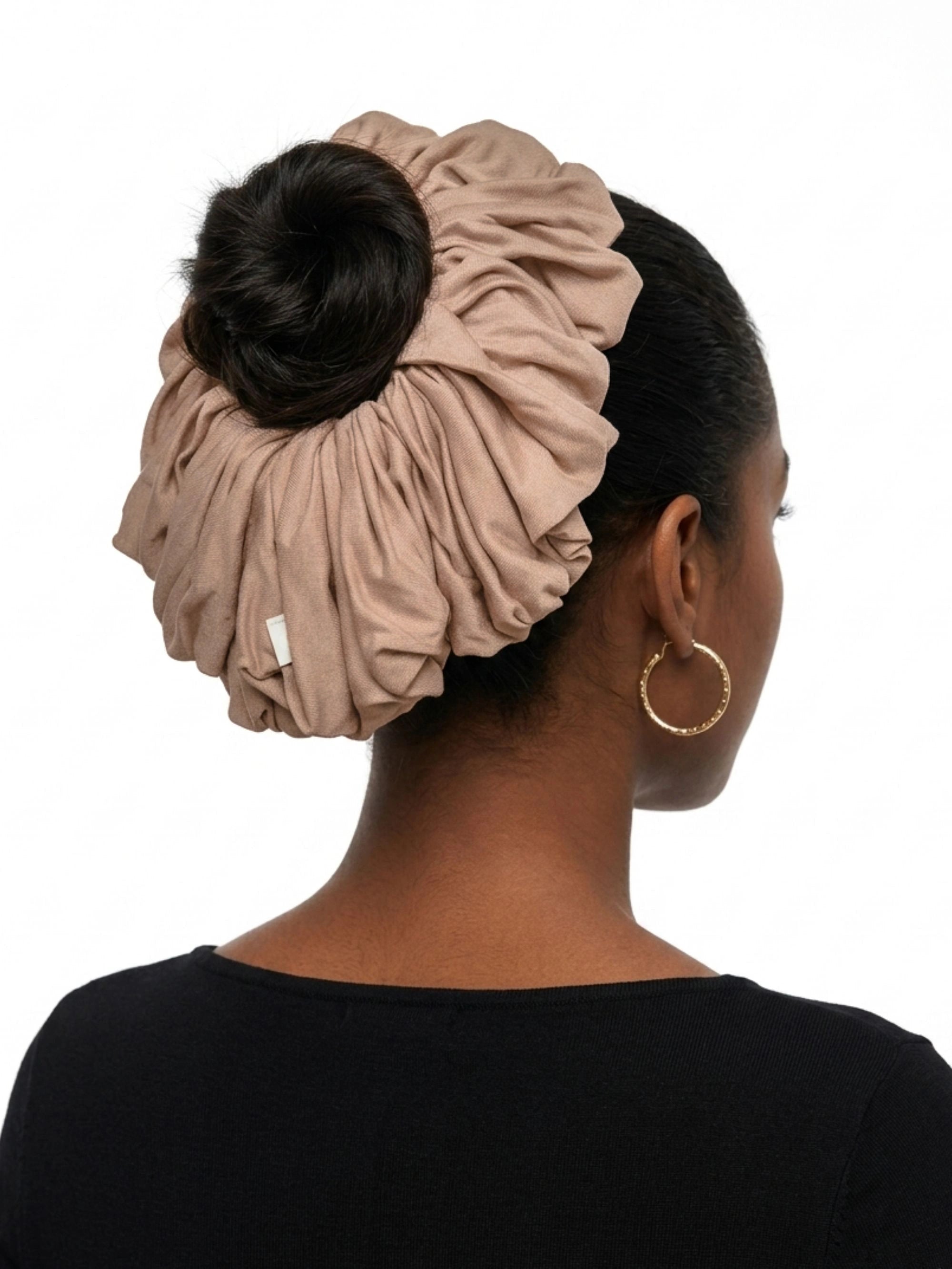 Premium Jersey Scrunchies - Warm Taupe