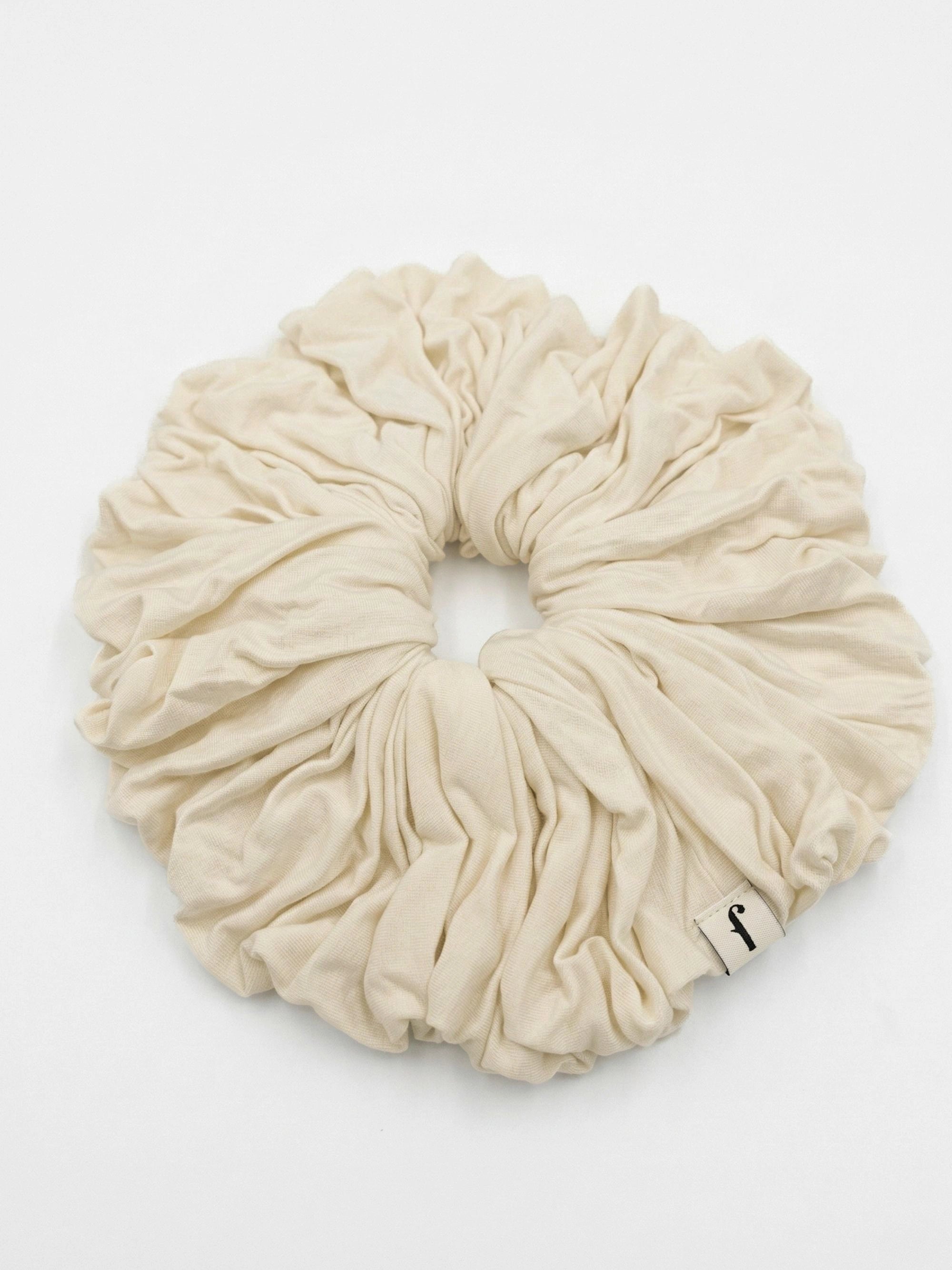 Premium Jersey Scrunchies - Off White