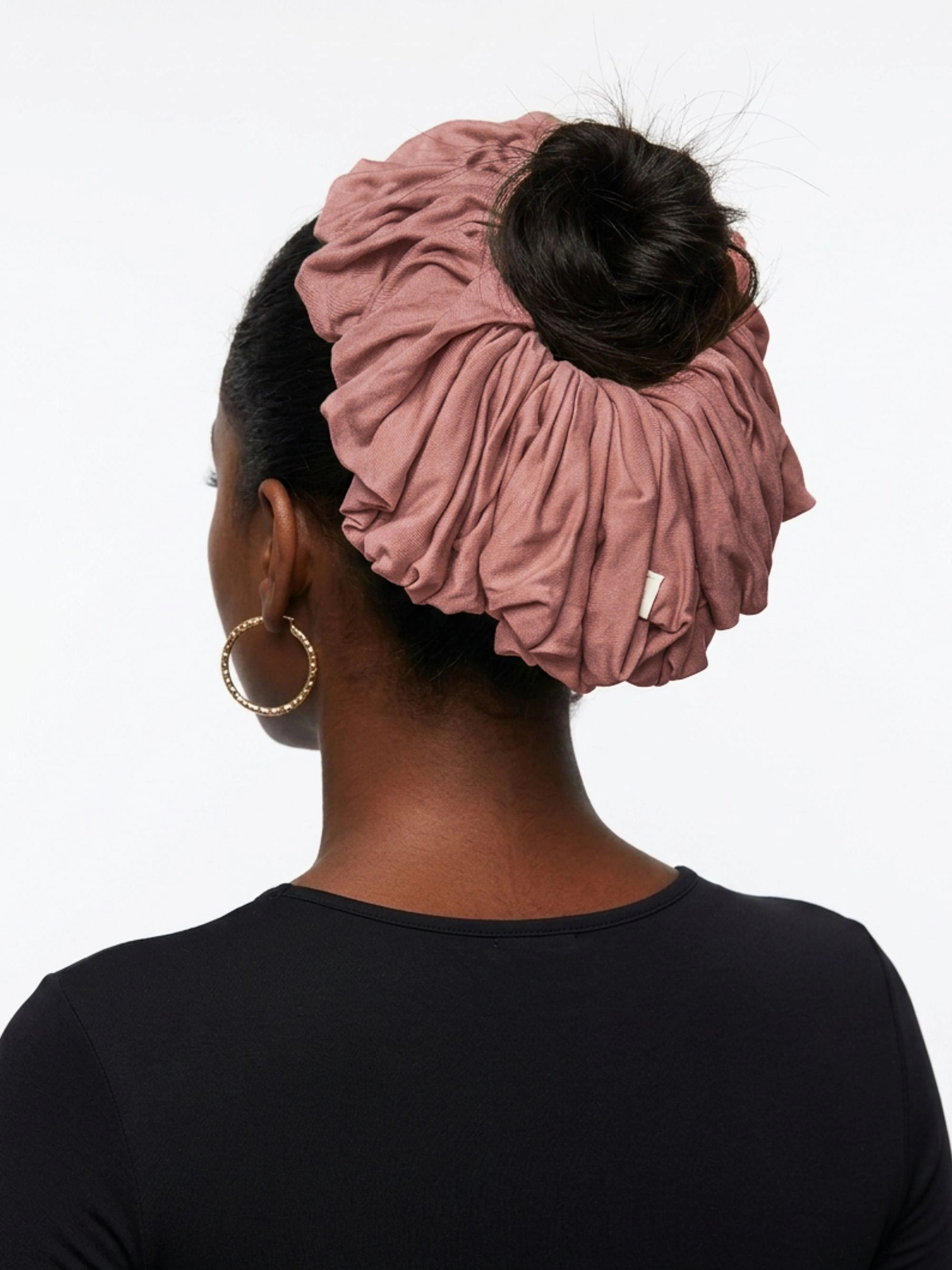 Premium Jersey Scrunchies - Dusty Rose