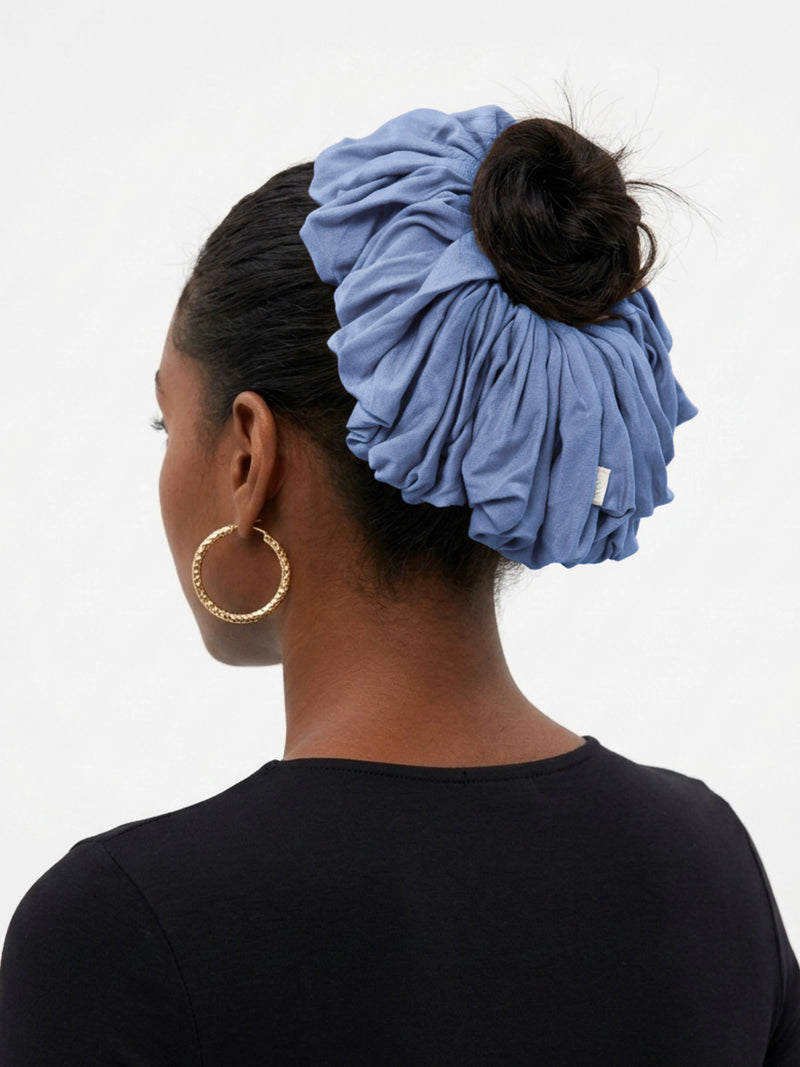 Premium Jersey Scrunchies -Denim