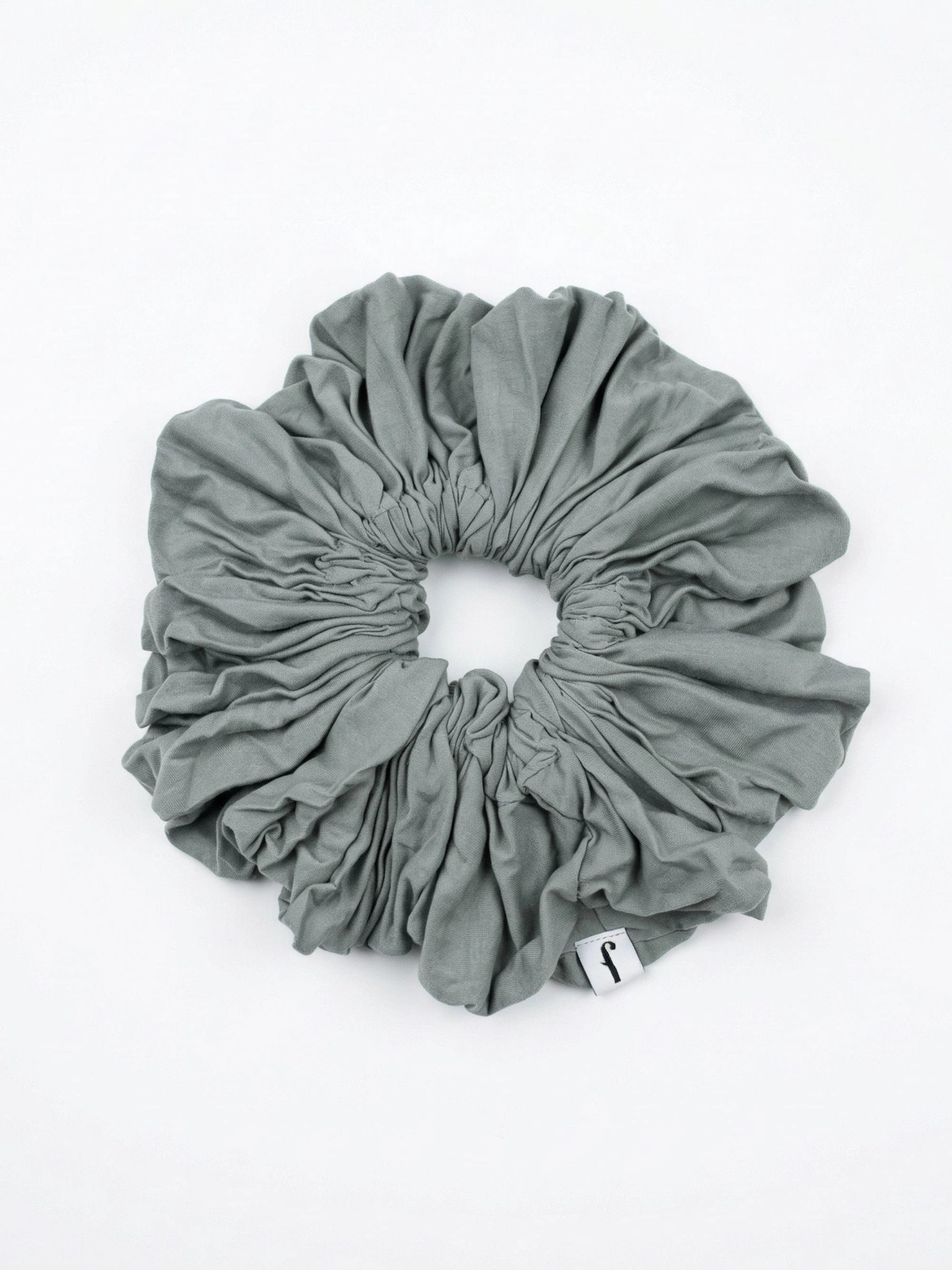 Premium Jersey Scrunchies - Gray Green